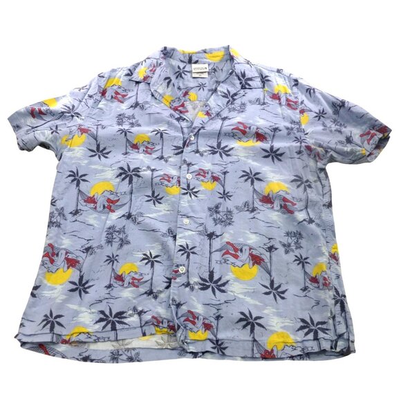 Marvel Other - Marvel Mens XL Spider-Man Hawaiian Shirt Tropical Palm & Spider-Man Hammock Prin